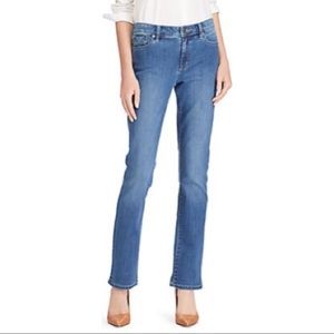LAUREN RALPH Premier Slim Straight Jeans Ocean, 2